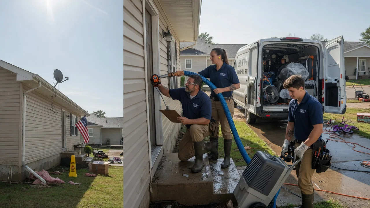 Ceiling Water Damage Restoration in Clune, PA near me